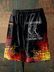 Herren Fahrrad bedruckte Shorts