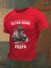 Herren Alter Mann Vespa T-Shirt