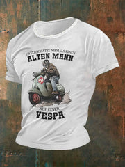 Herren Alter Mann Vespa T-Shirt