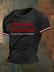 Deutschland bedrucktes T-Shirt für Männer