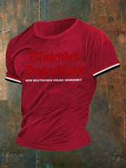Deutschland bedrucktes T-Shirt für Männer