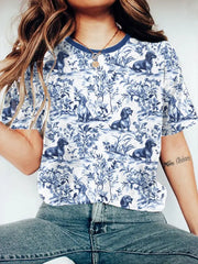 Damen Dackel T-Shirts mit Druck