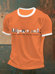 Männer stimme für das stimmlose T-Shirt