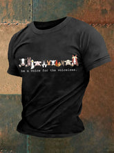 Männer stimme für das stimmlose T-Shirt