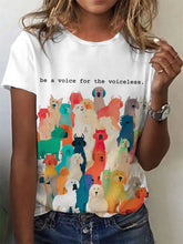 Tierfreundliches T-Shirt für Frauen