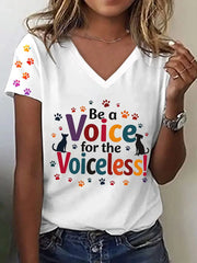 Tierfreundliches T-Shirt für Frauen