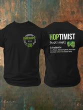 Unterhopft-bedrucktes Kurzarm-T-Shirt für Männer