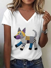 Frauen Welpen T-Shirt