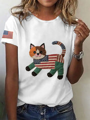 Katzen-T-Shirt für Frauen