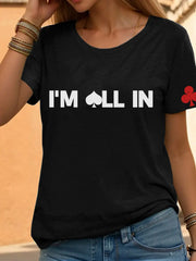 Frauen Poker T-Shirt