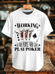 Unisex arbeiten ist für Menschen, die nicht Poker-T-Shirts spielen können