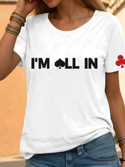 Frauen Poker T-Shirt