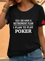 Frauen Poker T-Shirt