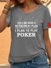 Frauen Poker T-Shirt
