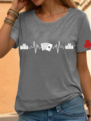 Frauen Poker T-Shirt