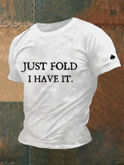 Herren Poker T-Shirt