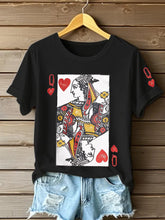 Frauen Poker Königin der Herzen T-Shirts