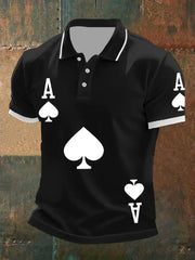 Texas Hold'em Ace of Pides-Tops für Männer