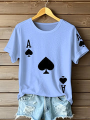 Frauen Poker Ace of Pik T-Shirts