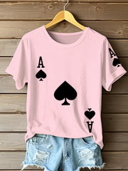 Frauen Poker Ace of Pik T-Shirts