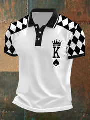 Herren Poker King of Pik Tops