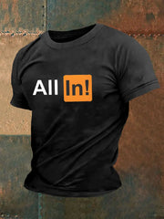 Herren Poker T-Shirt