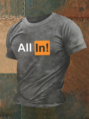 Herren Poker T-Shirt