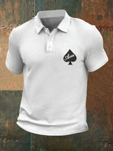 Herren Poker Waffel T-Shirt