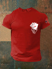 Herren Poker 4 A T-shirtss