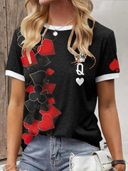 Frauen Poker T-Shirt