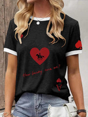 Frauen Poker T-Shirt