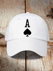 Poker Ace of Spades Unisex Vintage Hut