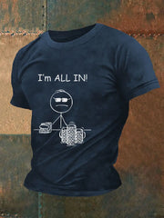 Herren Poker T-Shirt