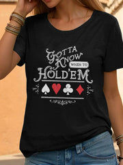 Frauen Poker T-Shirt