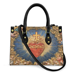Damen Faith Cross Ledertasche Umhängetasche