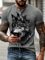 Herren Wolf T-Shirt