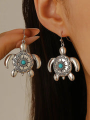 Vintage-Schildkröten ohrringe für Damen