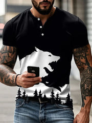 Herren Wolf T-Shirt
