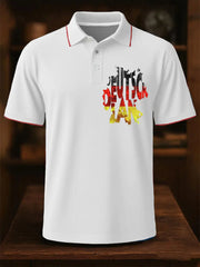 Herren-Tops mit deutschem Druck, lässig