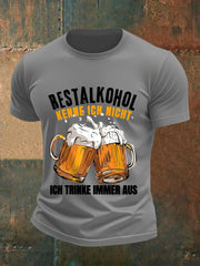 Lustiges Bier liebhaber für Männer Casual T-Shirt