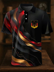 Männer Deutschland Schwarz Rot Und Gelb Kunst Shirt