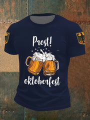 Herren Prost Oktoberfest Kurzarm T-Shirt