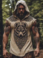 Herren Viking Kapuzen weste