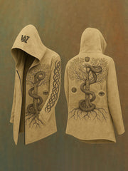 Vintage-Strickjacke im Viking-Stil für Herren