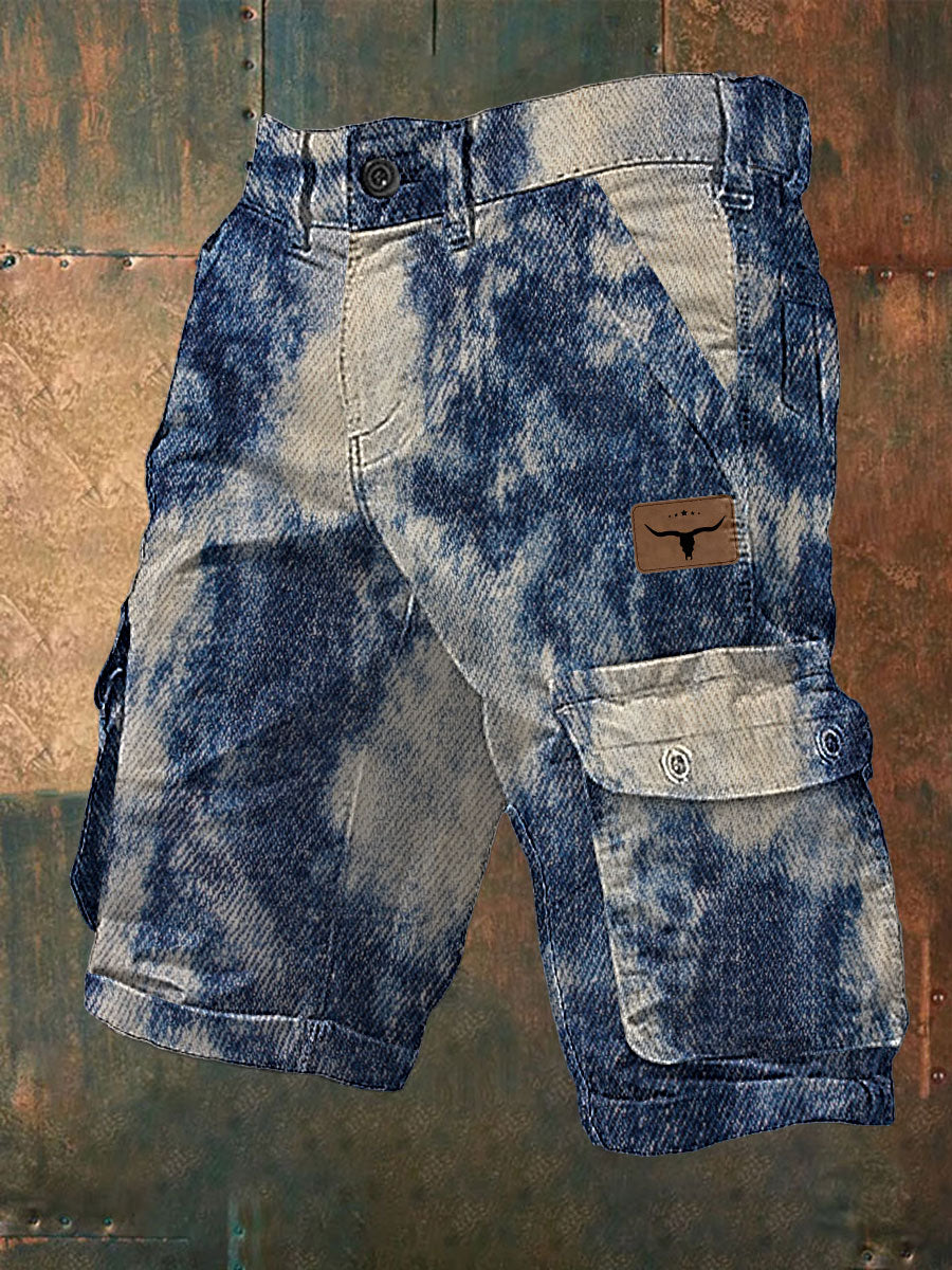 Cargo-Shorts im westlichen Stil für Herren