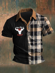 Männer nicht mein erstes Rodeo Kurzarm Polo-Shirt