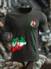 Kurzarm-T-Shirt aus Baumwolle für Herren Nordrhein-Westfalen
