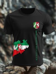 Kurzarm-T-Shirt aus Baumwolle für Herren Nordrhein-Westfalen