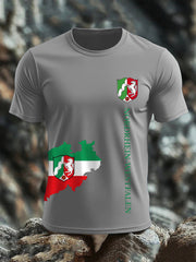 Kurzarm-T-Shirt aus Baumwolle für Herren Nordrhein-Westfalen