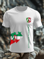 Kurzarm-T-Shirt aus Baumwolle für Herren Nordrhein-Westfalen